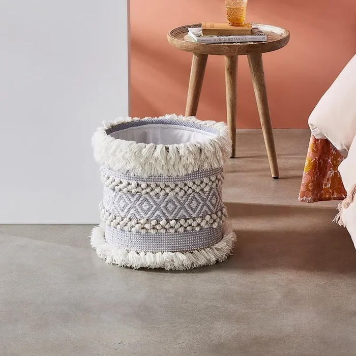 Tao Blue Natural Tufted Basket