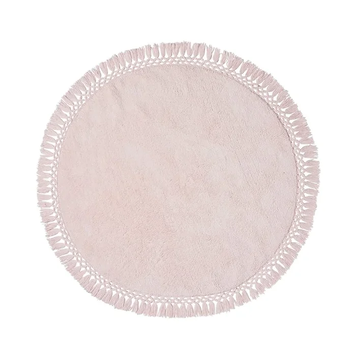 Tassel Rug Pink