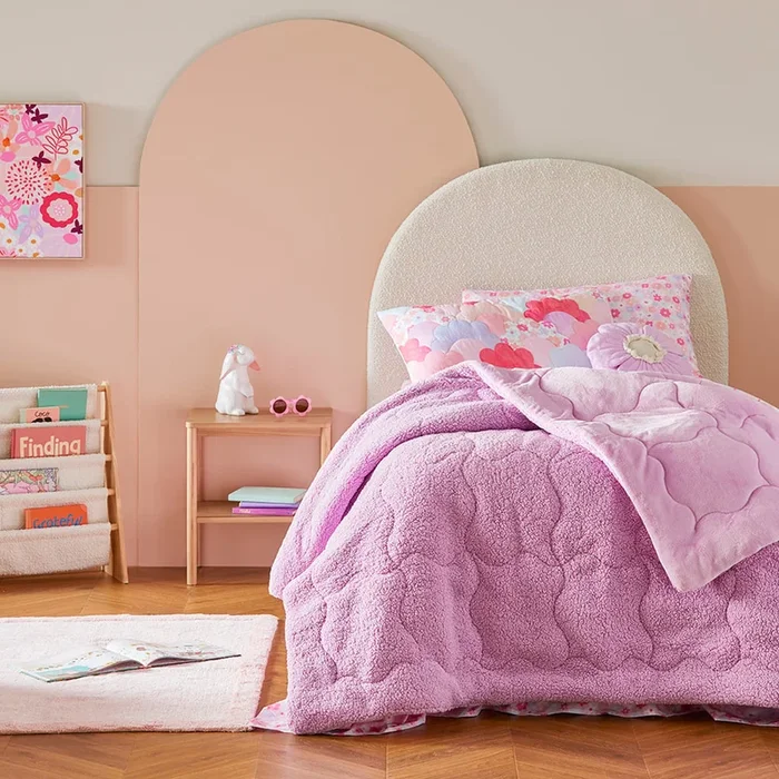 Teddy Lilac Blanket