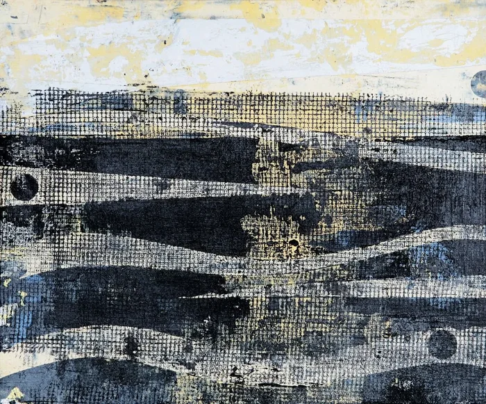 Territory IV. (2017) Acrylic painting by Petr Strnad
