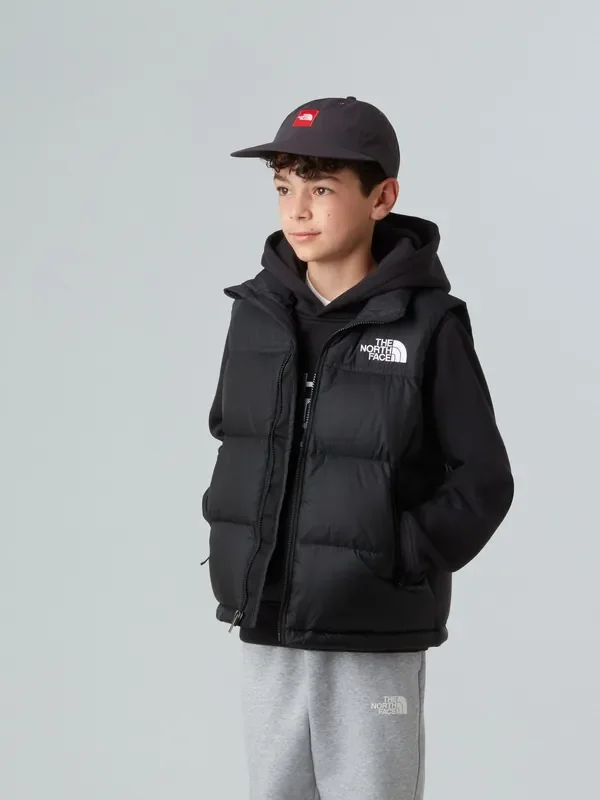The North Face Black 1996 Retro Nuptse Teen Puffer Jacket