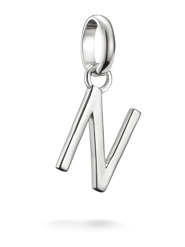 Thomas Sabo Silver Charm Connect Letter N Pendant