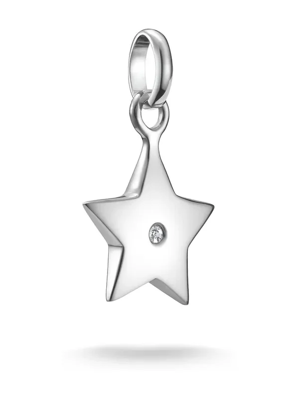 Thomas Sabo Silver Plated Charm Connect Star Pendent