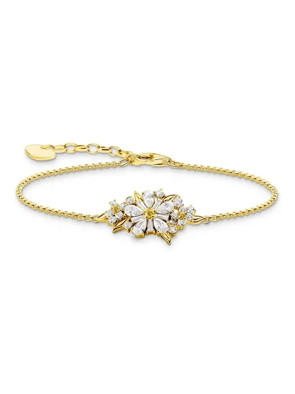 Thomas Sabo Yellow Lovely Daisy Bracelet With Flower Bouquet