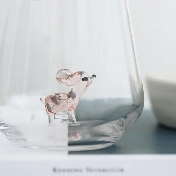 Tiny Animal Drinking Glass, Bambi