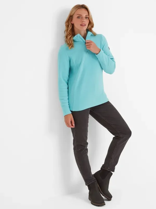 Tog 24 Blue Womens Revive Zip Neck Fleece