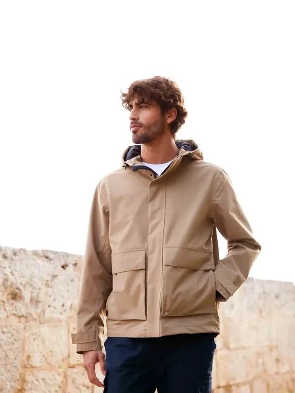Tog 24 Brown Mens Cason Waterproof Jacket
