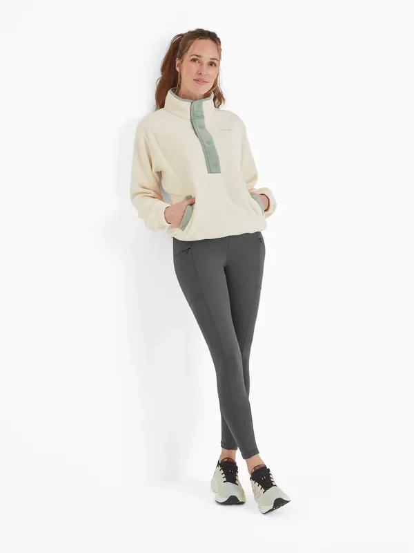 Tog 24 Cream 1 Womens Sawford Half Zip Fleece