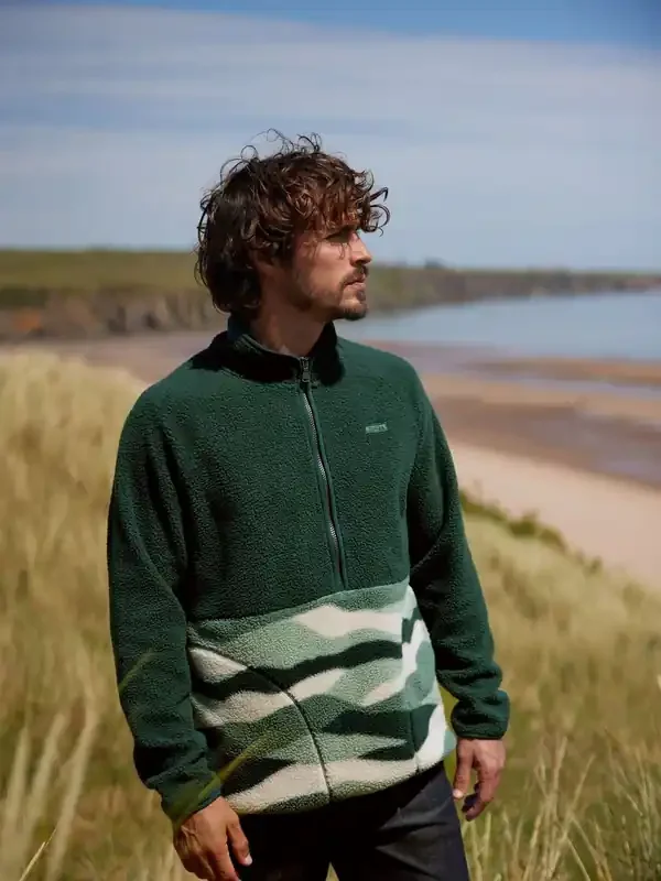 Tog 24 Green Mens Flaxley Sherpa Fleece