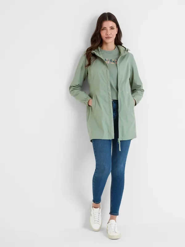 Tog 24 Green Womens KILNSEY Waterproof Packaway Jacket
