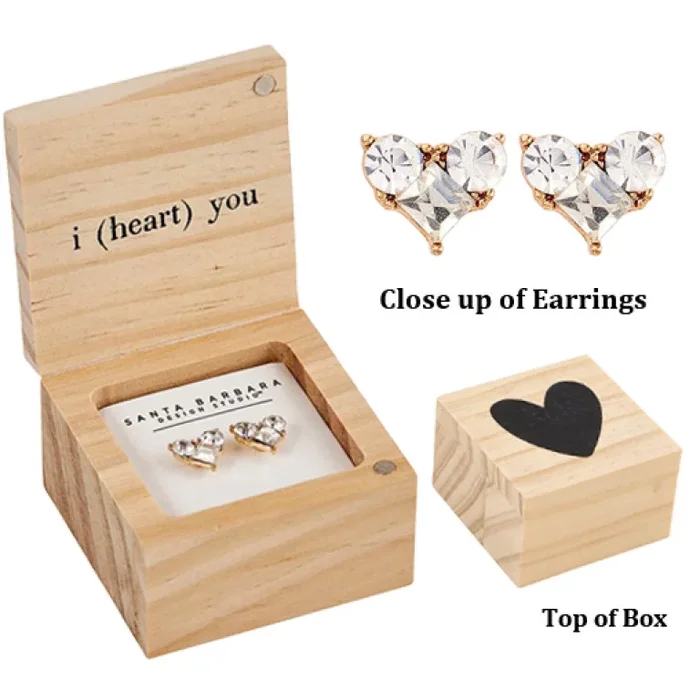 Treasure Box Earrings – I Heart You