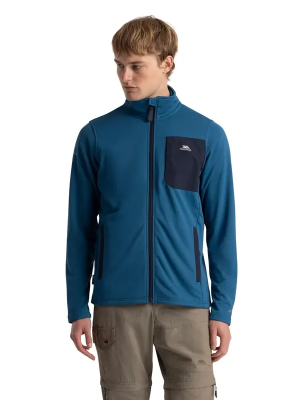 Trespass Mens Blue Arranfore Mens Fleece