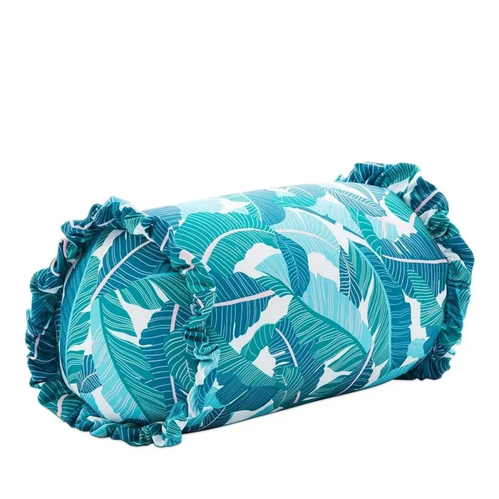 Tropicana Palm Cylinder Beach Pillow