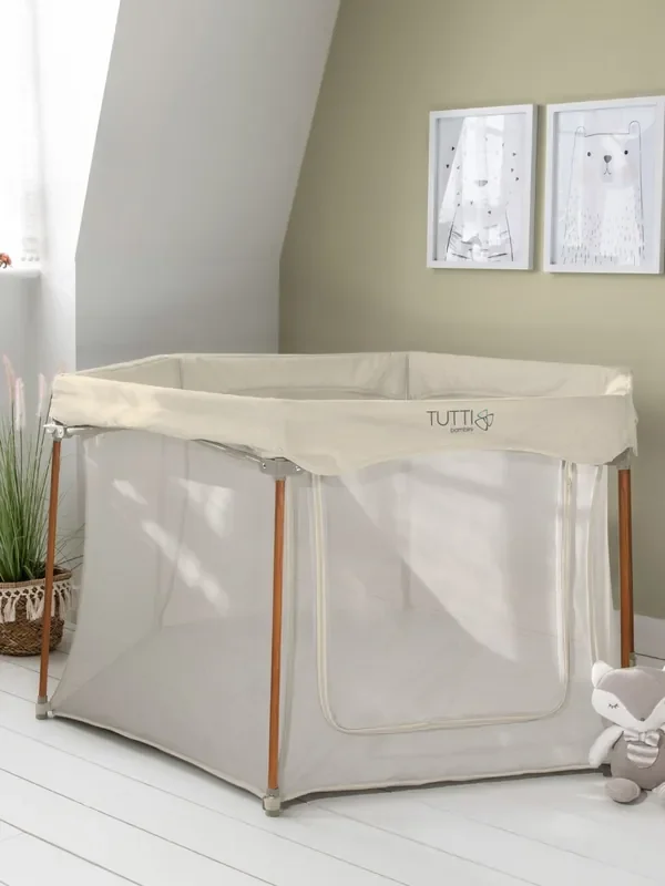 Tutti Bambini Ecru Hexa Playpen