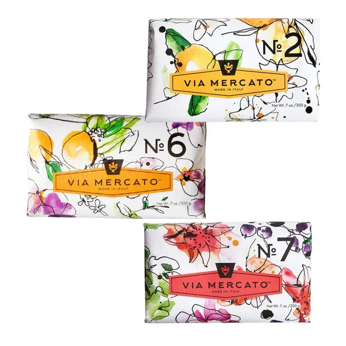 Via Mercato Soap, Shea Butter, Olive Oil, Coconut Oil, Made in Italy