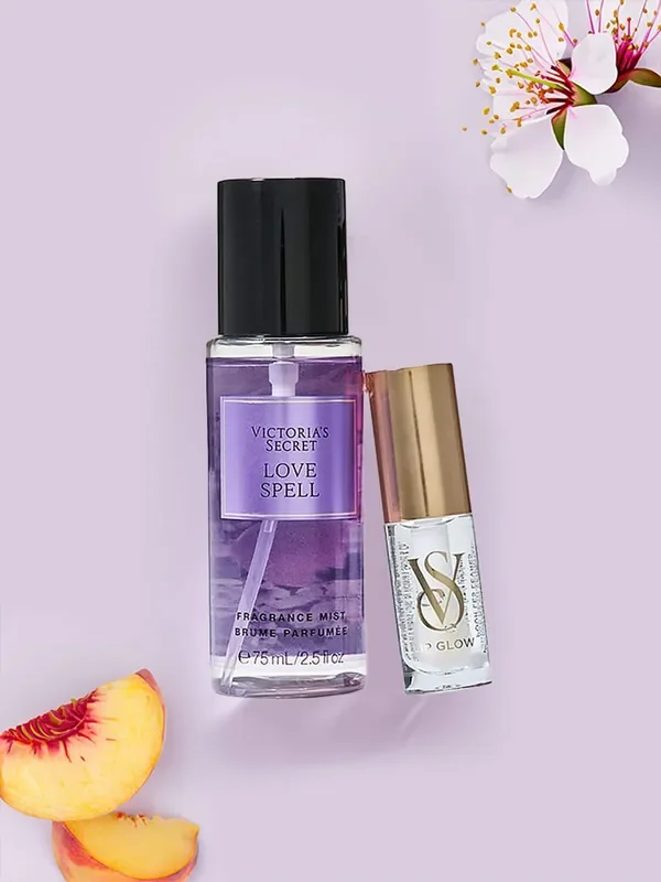 Victoria‘s Secret Love Spell Mist and Lip 2 Piece