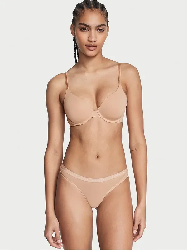 Victoria‘s Secret Praline Nude Thong Knickers