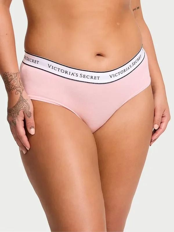 Victoria‘s Secret Pretty Blossom Pink Cheeky Logo Knickers