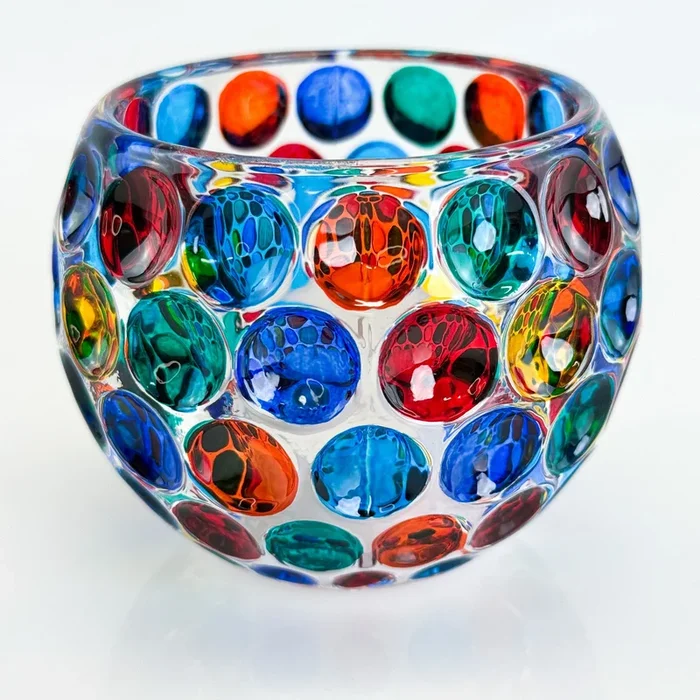 Votive Holder, Italian Crystal, Lisboa design, Made in Italy