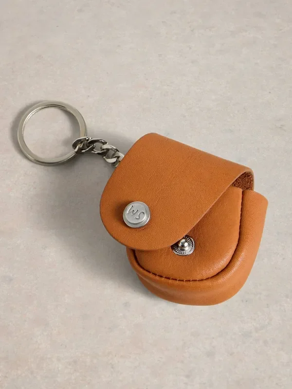 White Stuff Brown Rufus Earbud Card Holder