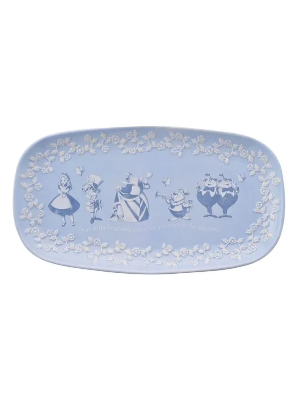 Widdop Blue Disney Alice In Wonderland Serving Plate