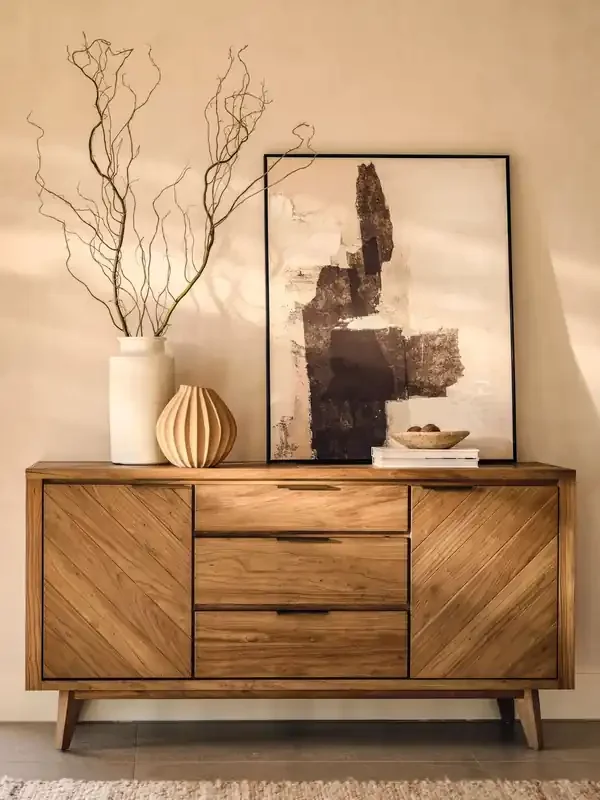 Willis & Gambier Brown Sorrento 2 Door 3 Drawer Sideboard