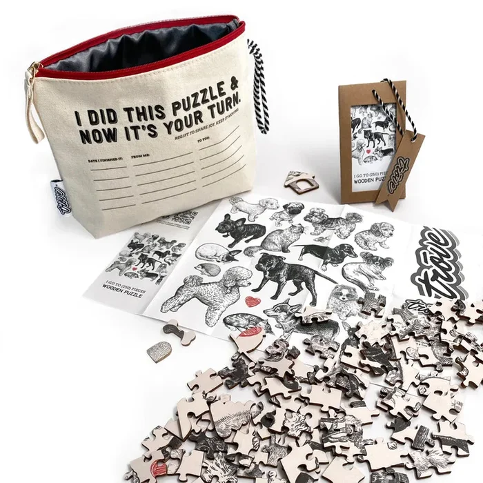 Wooden Puzzle In A Pass It On Pouch 5, Pet Show