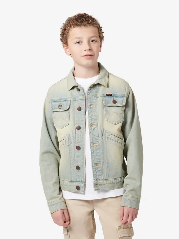 Wrangler Blue Boys Icons Denim Jacket