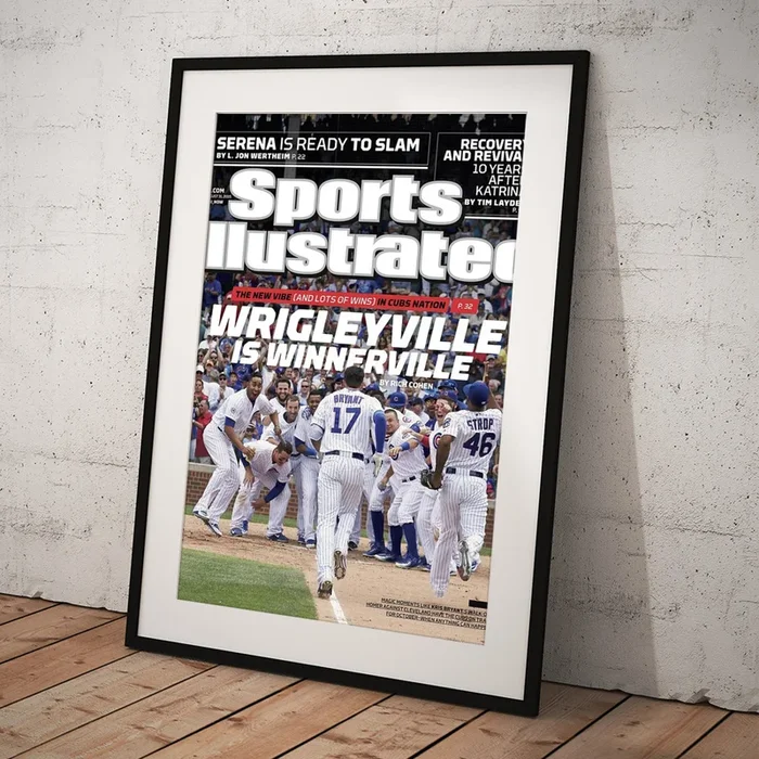 Wrigleyville Is Winnerville The New Vibe And Lots Of Wins Sports Illustrated Cover Art Print