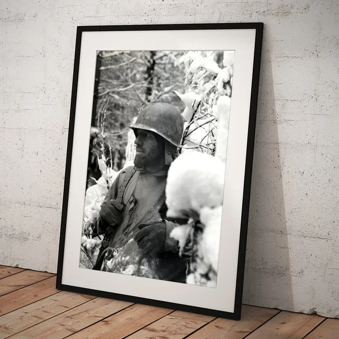 WWII Veteran of Bastogne Art Print