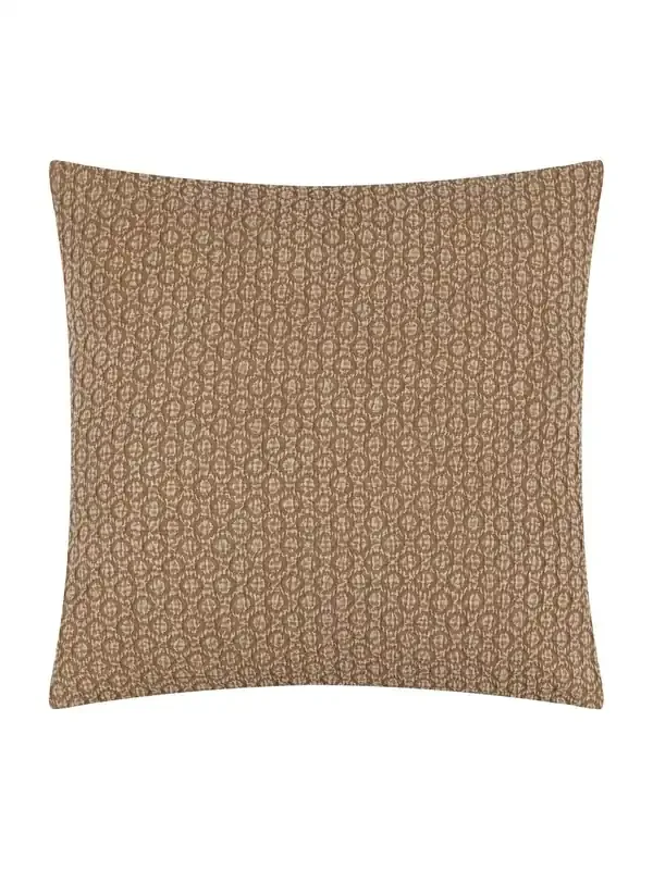 Yard Biscuit Tryfan Textured Cotton Polyester Filled Cushion