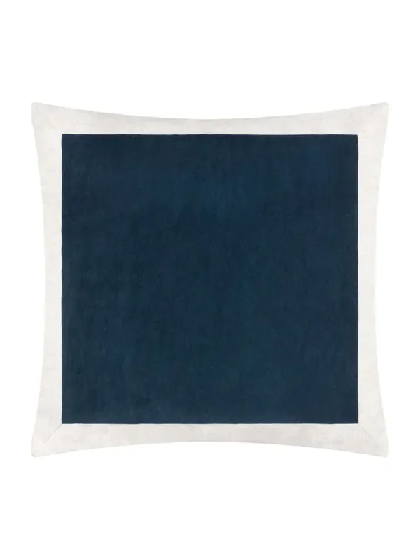 Yard Indigo Auden Matte Velvet Cushion