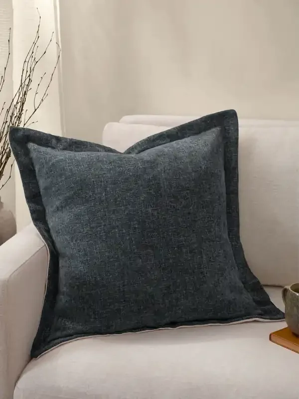 Yard Slate Dune Chenille Cushion