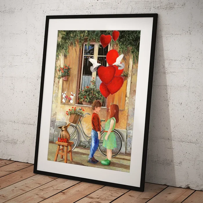 Young Love Art Print