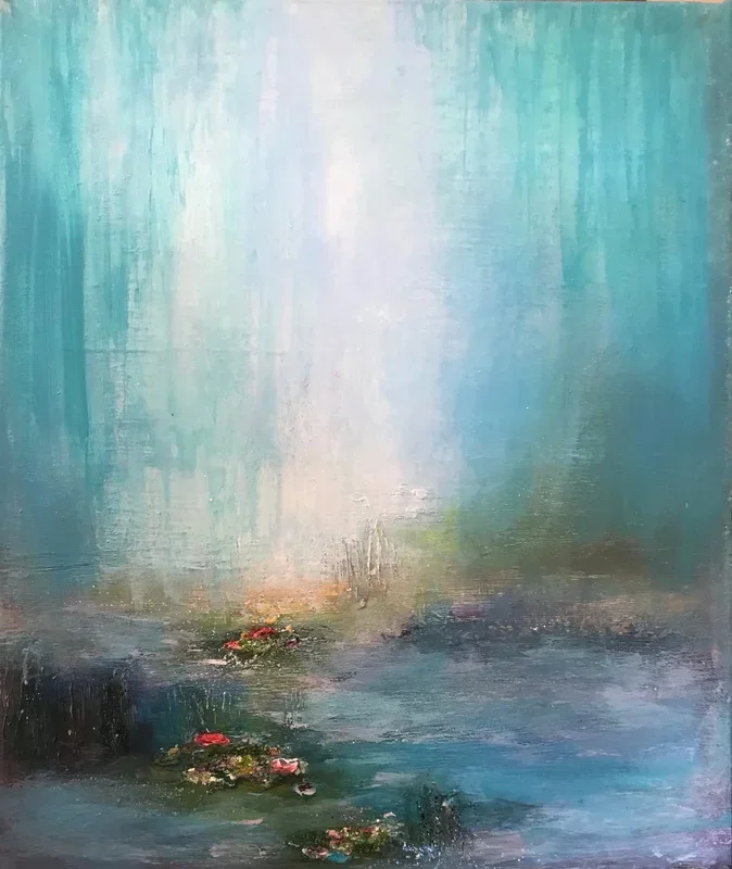 Your sweet kisses Acrylic painting by Henrieta Angel