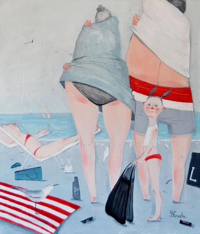 Youth (2018) Oil painting by YANA MEDOW