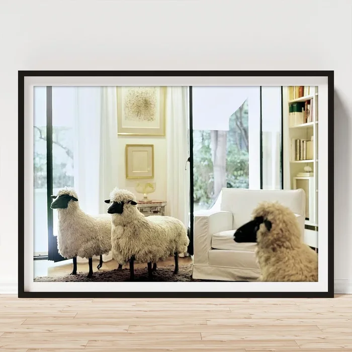 Yves Saint Laurent’s Living Room #6 Art Print