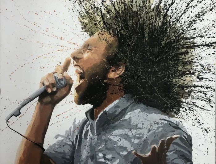Zack (2019) Acrylic painting by Erdna Andre