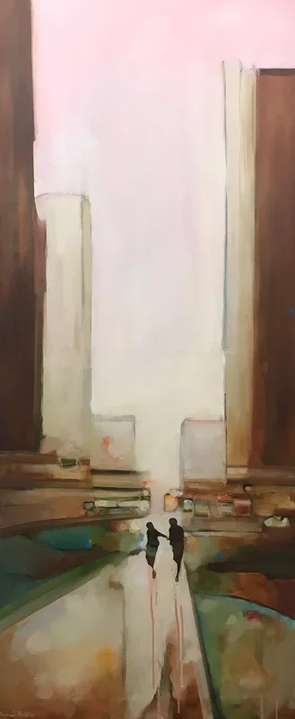 Zeldiastrassa (2022) Oil painting by Romuald Mulk Musiolik