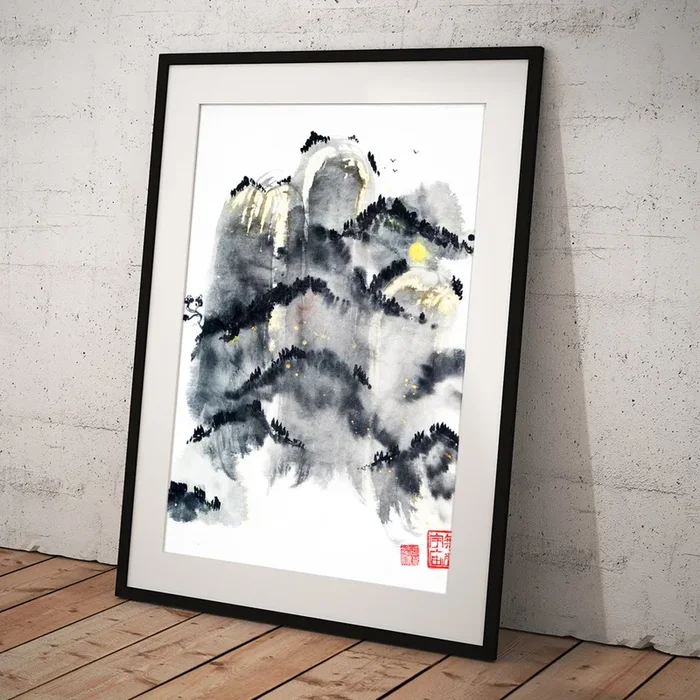 Zen Rising Art Print